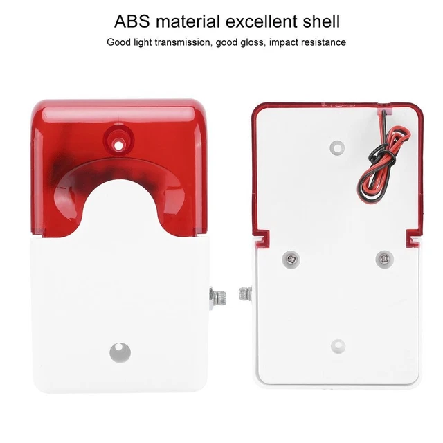 FOR OFFICE BUILDINGS Wallmounted 12VDC Sound Light Alarm Alarm