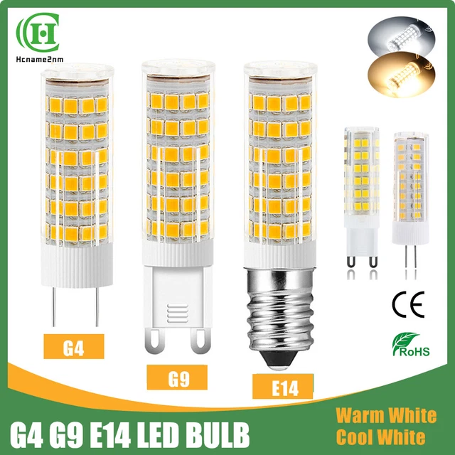 E14 ​G9 G4 LED Bulb Light Bulbs 7W 60W Replace Halogen Lamp Warm Cool White UK