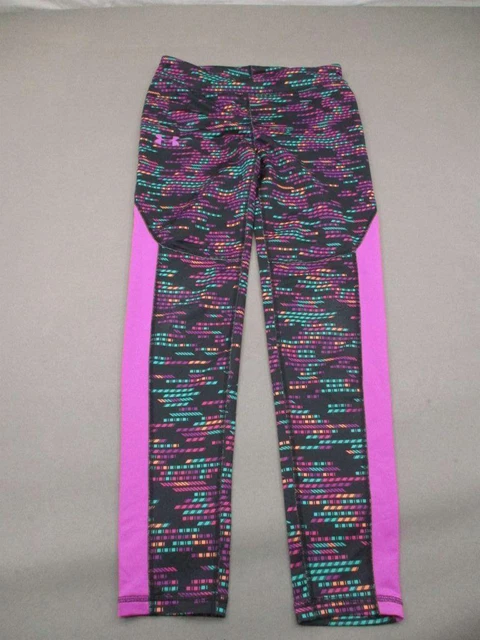 Under Armour Size XL 18-20 Girls Multicolor Athletic Sport Ankle Leggings T510