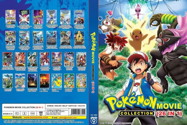 Pokemon (Season 1-20) - Complete Anime Tv Series Dvd Box Set (1-978 Eps)  Eng Dub