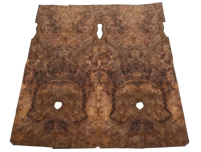 Nogal Burl Veneer Intarsia Burr Intarsia X 69x15-19cm 4 Sheets