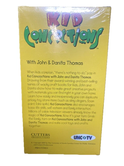 VINTAGE 2003 KID Concoction With John And Danita Thomas VHS New Sealed ...