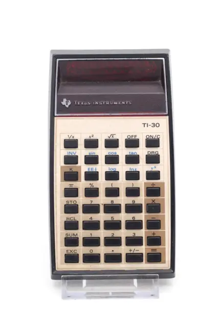 Texas Instruments Rechner TI-30 ohne Batterie Vintage alt