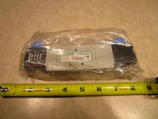 Numatics L11Bb452O000030 Double Solenoid Valve, R0313