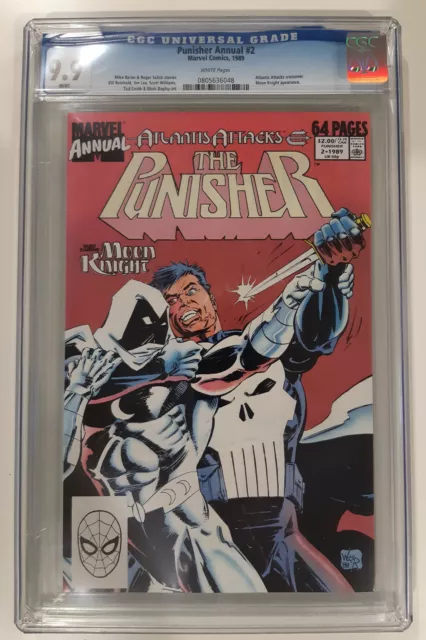 Punisher Annual 2  CGC 9.9 - not 9.8 (SINGLE HIGHEST)  1st Moon Knight encounter