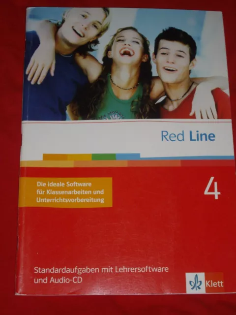 Red Line 4 Standardaufgaben mit Lehrersoftware + Audio CD Klassenarbeiten Klett-
