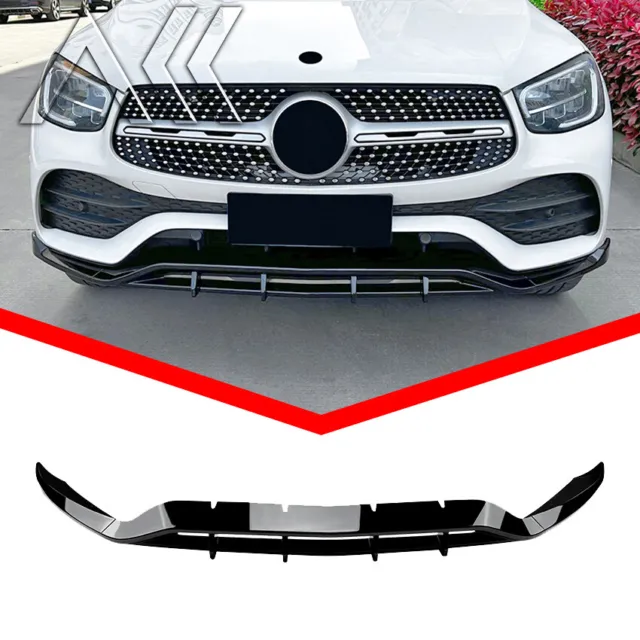 For Mercedes Glc C253 X253 Amg-Line Front Bumper Lip Splitter Valanc Apron 19-22