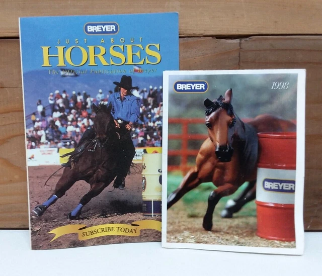 Breyer Horse Booklet Paper Brochure 1998 4"x5" Mini Catalog