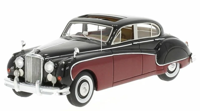 JAGUAR MK VIII - 1955 - red / black - NEO 1:43