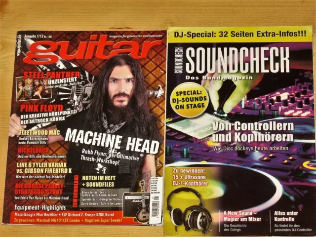 GUITAR 140 Januar 2012 Machine Head Robb Flynn + Soundcheck 32 Seiten DJ-Special