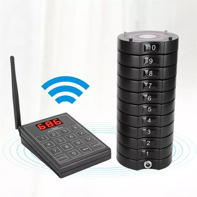 Restaurant Nursery Wireless Calling System10/20/30Pager for Hospital Food Truck