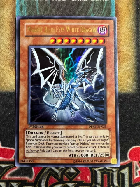 Yugioh Malefic Blue-Eyes White Dragon DPKB-EN023 Ultra Rare 1st Edition LP
