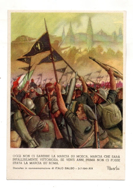 ITALIA - Cartolina Militare - Illustratore Boccasile -Non Viaggiata- (Rif.MP37)