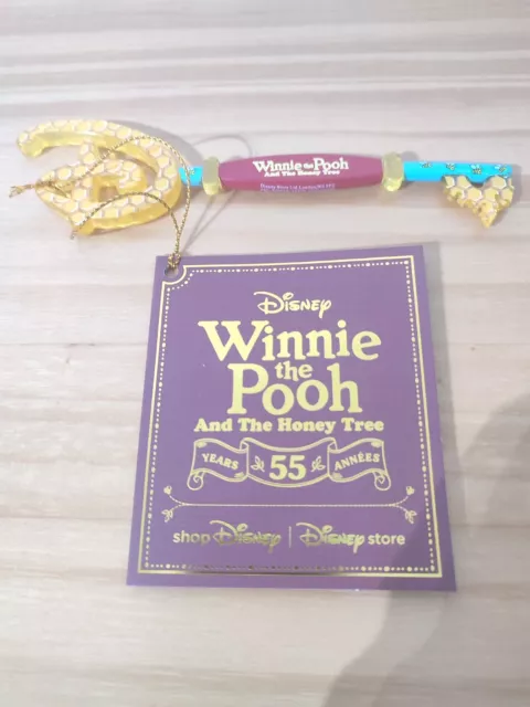 Disney Store Winnie the Pooh And The Honey Tree 55th Anniversary Key BNWT