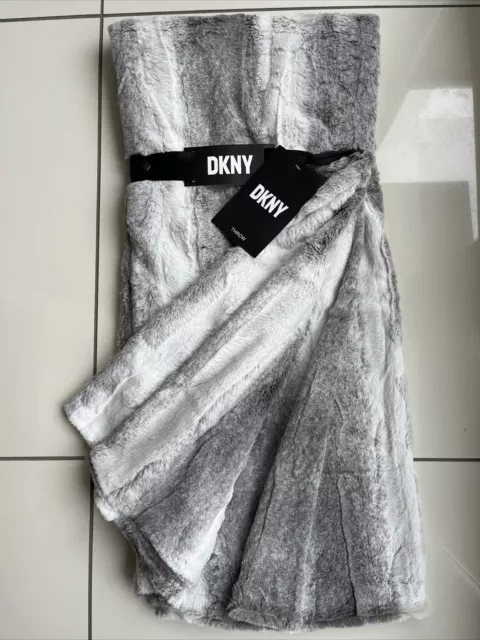 DKNY CHECK CARTER Plaid Throw Blanket 50x70 kw9 Designer 39.99 PicClick UK