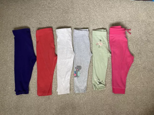 Girls leggings bundle 12-18 months M&S, Next