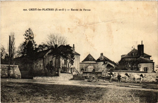 CPA Grisy-les-Platres (S.-et-O.) - Entrée de ferme (290652)