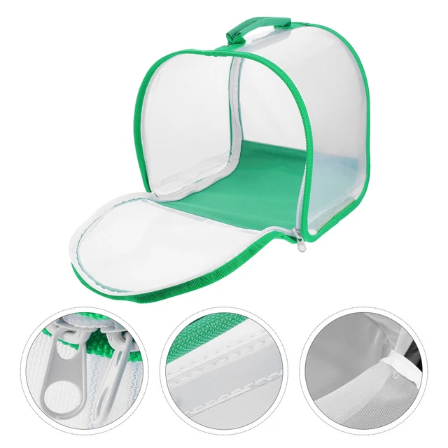 Terrario de malla de insectos plegable Habitat con mango