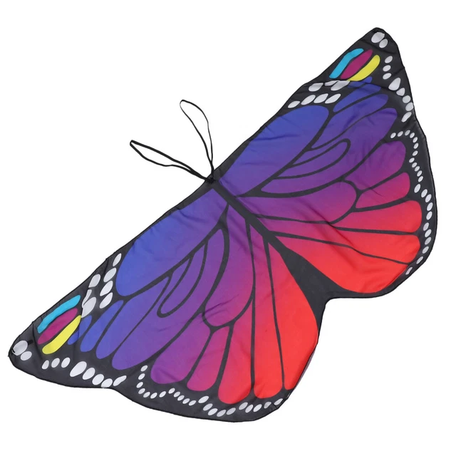 Butterfly Cape Bambini Fata Capo Divertente Cosplay Mantello Bambina