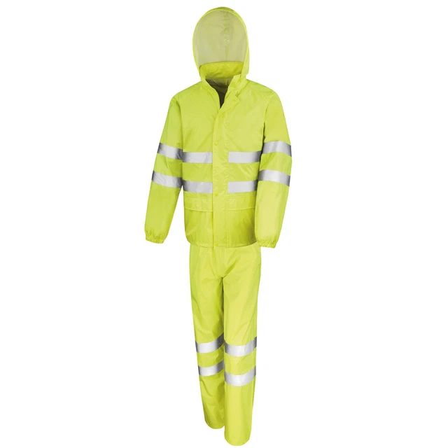 Result Safeguard  High Visibility Waterproof Suit (Jacket And Trousers) (RW3701)