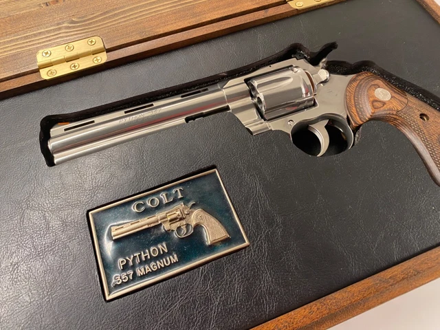 COLT PYTHON BOX, OEM Fit, Presentation Case, Display Case Custom Cherry ...