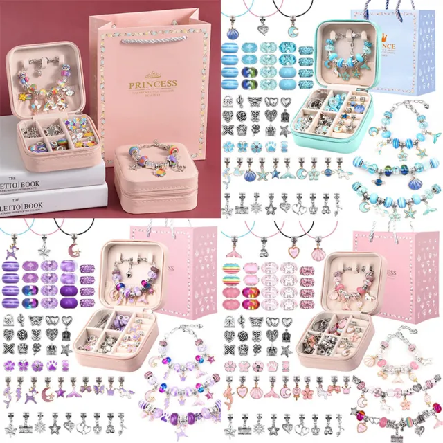Charm Bracelet Making Kit for Girls Ages 8 12 Jewelry Arts and Crafts Kids Gifts