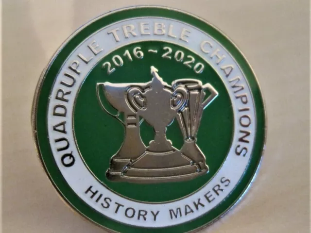 Celtic Badge, QUADRUPLE TREBLE, HISTORY MAKERS, 2016 - 2020