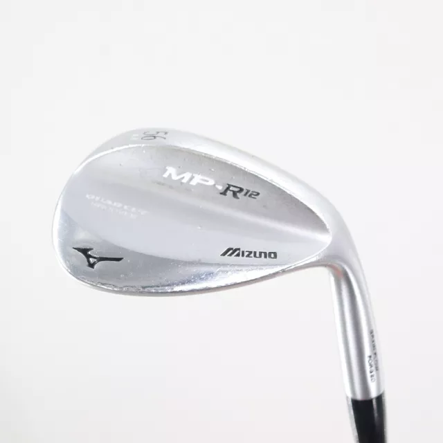 Mizuno MP R-12 White Satin Wedge 56 Deg 56.10 Steel Stiff RH Right-Hand M-113749