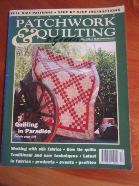 MAGAZINE PATCHWORK & Quilting Vol. 1 No. 3 Great **** Must See EUR 1,23 ...