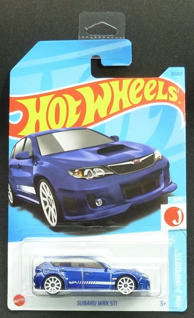 Hot Wheels - Subaru WRX STi - HW J-Imports 2/10 - HKK62 - Short Card - Bianco - Mattel 2023