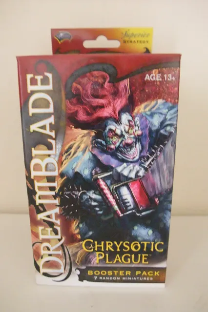 DREAMBLADE CHRYSOTIC PLAGUE booster pack 7 miniature GIOCO DI RUOLO