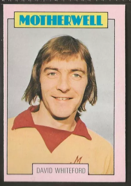 A&Bc-Football 1973 Scottish (Red Back)-#066- Motherwell - David Whiteford