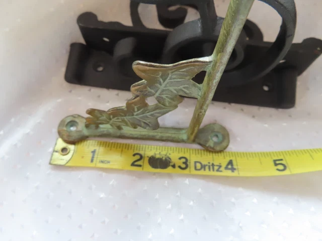 Lot Of 7 Vintage Hooks/Coats/Plants/etc.  Metal/Brass + a Brass Lock/unopened 6