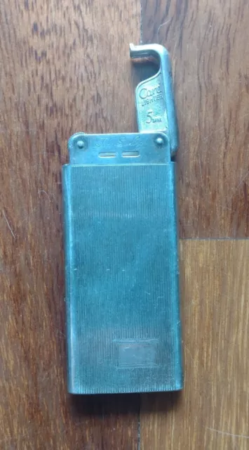 Accendino vintage epoca John Sterling card lighter 5 mm
