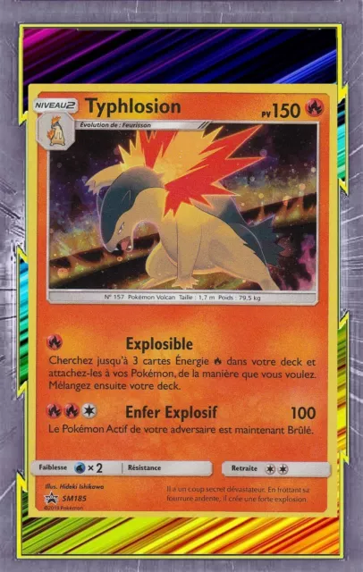 Typhlosion Holo Promo - SM185 - Carte Pokemon Française