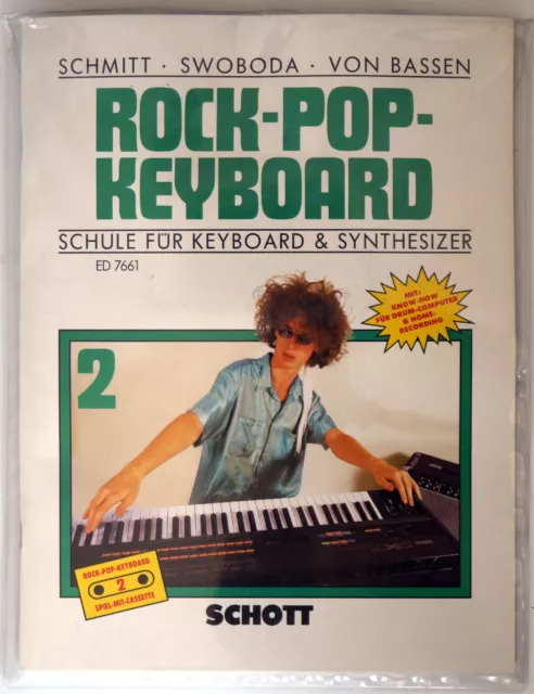 Schott Music ED-7661 Rock Pop Keyboard Schule 2 für Keyboard + Synthesizer Buch