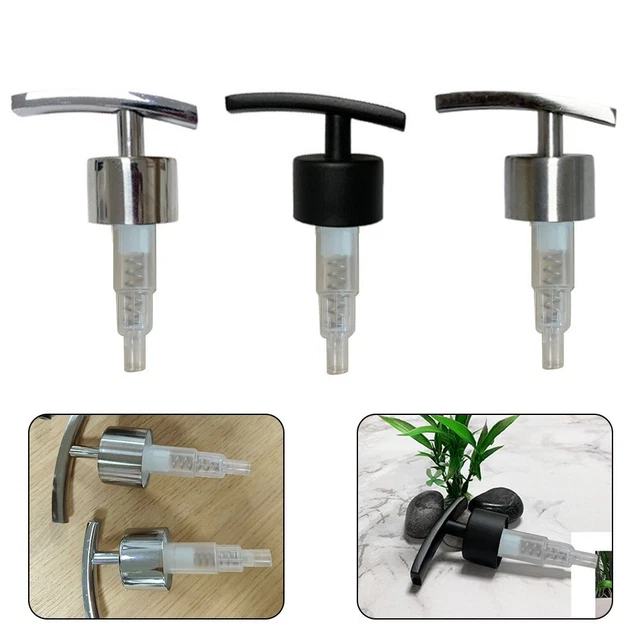 Elegante cabezal de bomba para botellas de champú hecho de acero inoxidable 304 premium
