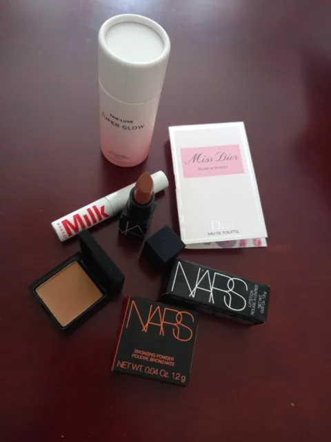High End Mini Make-up Bundle - Nars, Milk, Tan-Luxe & Dior NEW