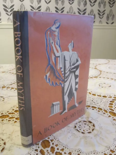 A BOOK of MYTHS Helen Sewell 1942 HC/DJ Illustrated