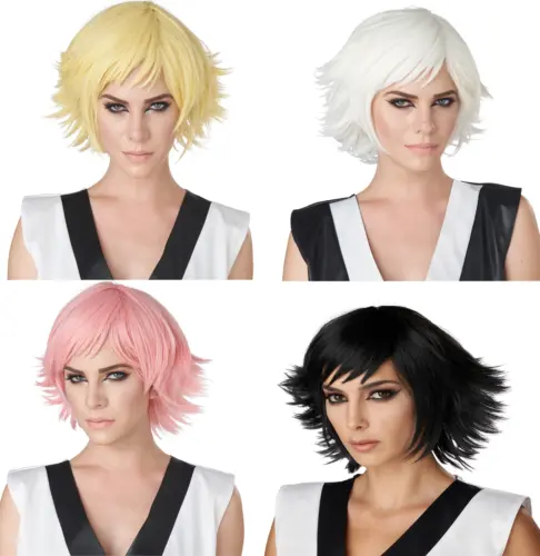 Feathered Anime Pixie Cosplay Adult Wig