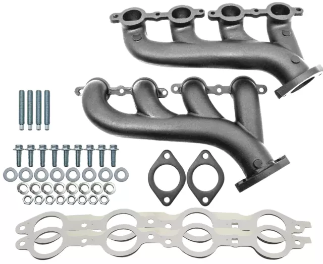 *BLEMISH - LS Swap Cast Iron Exhaust Manifold Chevrolet LS1LS2LS3 4.8L 5.3L 6.0L