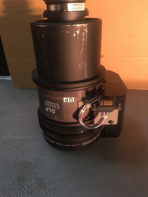 Lente de cine proyector Konica minolta pgBFL DLP NEC