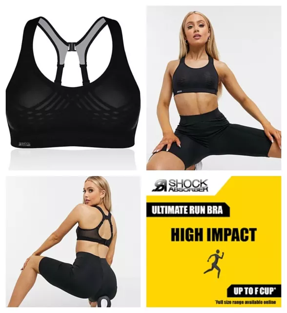 NEW SHOCK ABSORBER High Support Sports Bra 36A £10.00 - PicClick UK