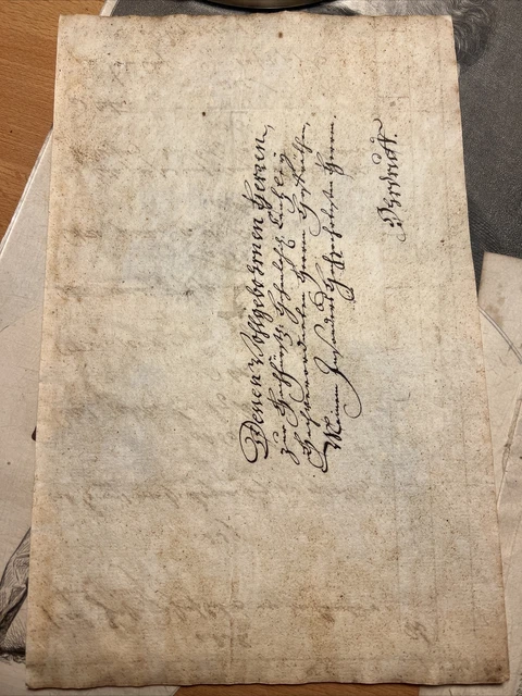 Feuille D'examen Impérial Originale De La Dynastie Choseon (Corée) - Document Manuscrit Ancien - Rare
