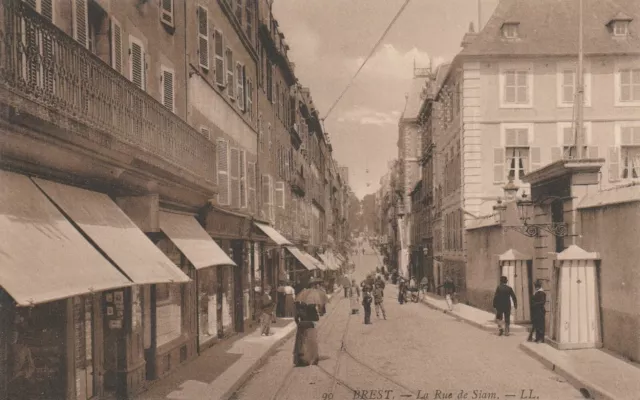 CPA 29 BREST La Rue de Siam