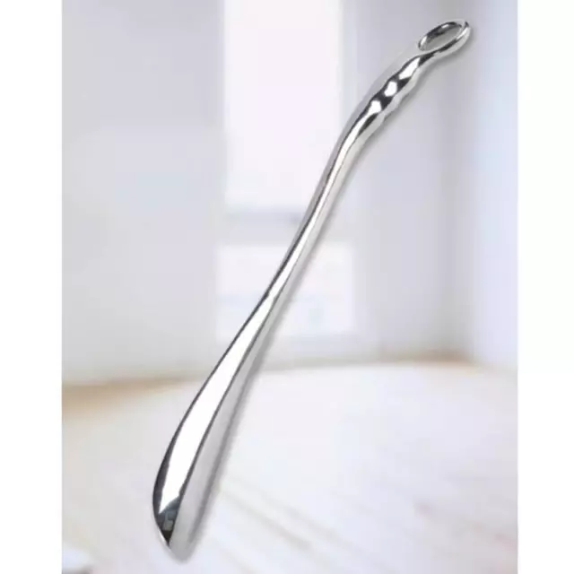STURDY METAL SHOE Horn for Easy Shoe Slip On with Loop Handle £13.04 ...