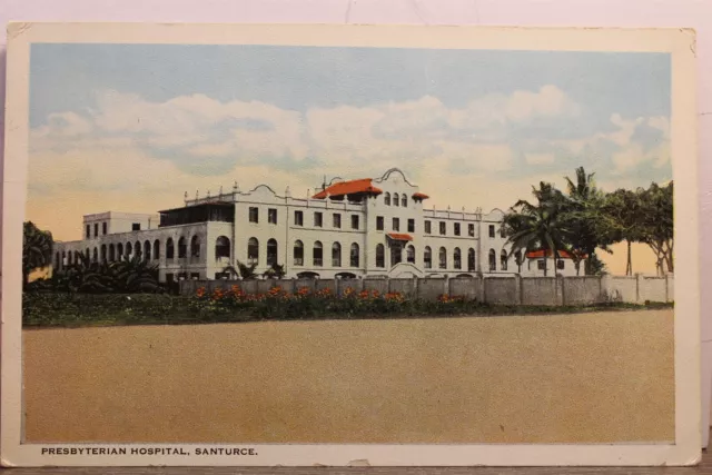 Puerto Rico Santurce Presbyterian Hospital Postcard Old Vintage Card View Postal