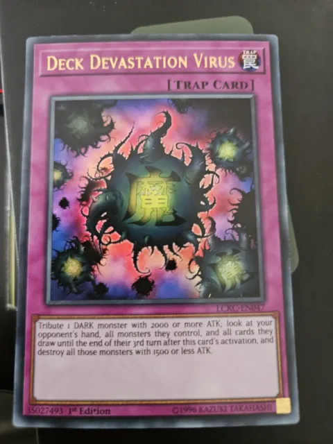Deck Devastation Virus LCKC-EN047 Ultra Rare 1st Edition