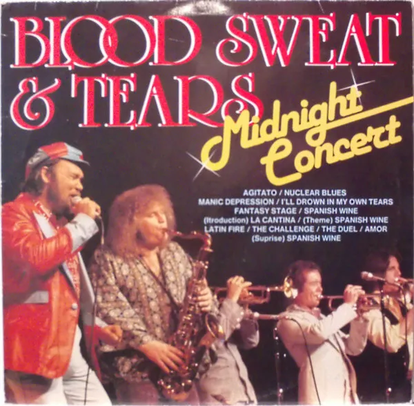 LP Blood, Sweat And Tears Midnight Concert QUASI NUOVO vinile Masters