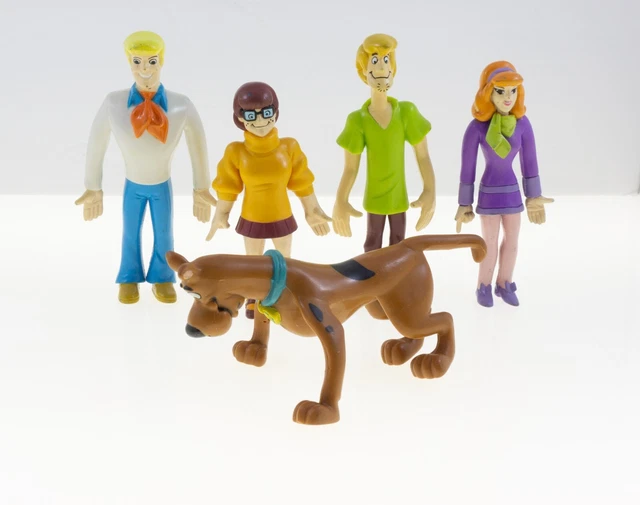 FIGURINE EN PLASTIQUE Scooby-Doo Hanna-Barbera 3 pouces jouet de repas FIGURINE EN PLASTIQUE Scooby-Doo Hanna-Barbera 3 pouces jouet de repas